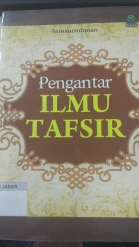 Pengantar Ilmu Tafsir