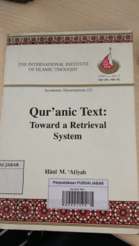 Qur'anic Text; Toward a Retrieval System