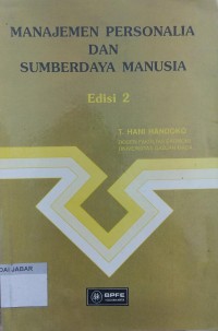 Manajemen Personalia dan Sumberdaya Manusia