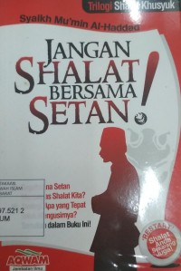 Jangan Shalat Bersama Setan