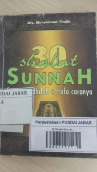 30 Shalat Sunnah