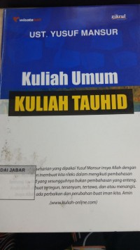 Kuliah Umum Kuliah Tauhid