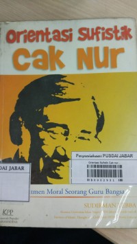 Orientasi Sufistik  Cak nur