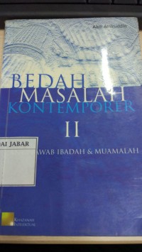 Bedah Masalah Kontemporer II