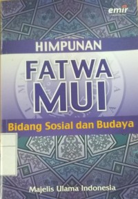 Himpunan Fatwa MUI Bidang Sosial dan Budaya