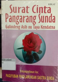 SURAT CINTA PENGARANG SUNDA