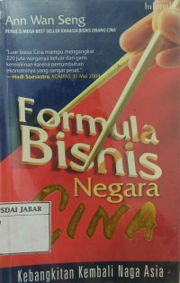 Formula Bisnis Negara China