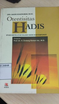 OTENTISITAS HADIS