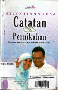 Catatan pernikahan