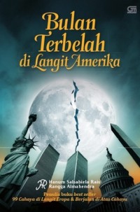 Bulan terbelah di langit Amerika