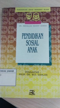 Pendidikan Sosial Anak