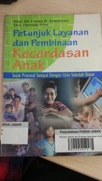 Petunjuk Layanan dan Pe,binaan Kecerdasan Anak