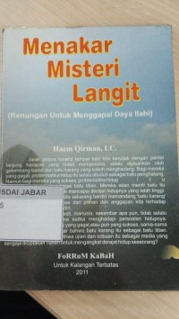 Menakar Misteri langit