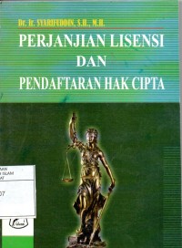 PERJANJIAN LISENSI DAN PENDAFTARAN HAK CIPTA