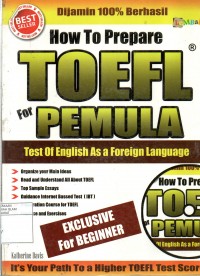 How to prepare TOEFL for pemula