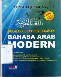 BELAJAR CEPAT PERCAKAPAN BAHASA ARAB MODERN