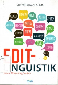 Edit Linguistik mahir menyunting naskah