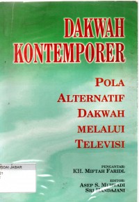 Dakwah Kontemporer : Pola Alternatif Dakwah Melalui Televisi