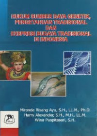 Hukum sumber daya genetik,pengetahuan tradisional dan exspresi budaya tradisional di indonesia