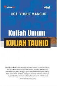 Kuliah Umum Kuliah Tauhid
