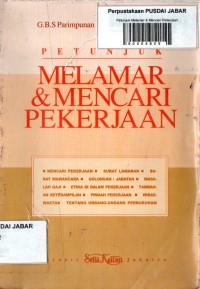 Petunjuk Melamar & Mencari Pekerjaan