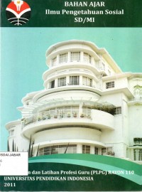 Bahan Ajar Ilmu Pengetahuan Sosial SD/MI