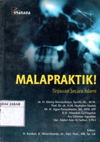 Malapraktik : Tinjauan secara alami