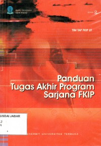 Panduan Tugas Akhir Program Sarjana FKIP