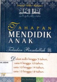 Tahapan Mendidik Anak